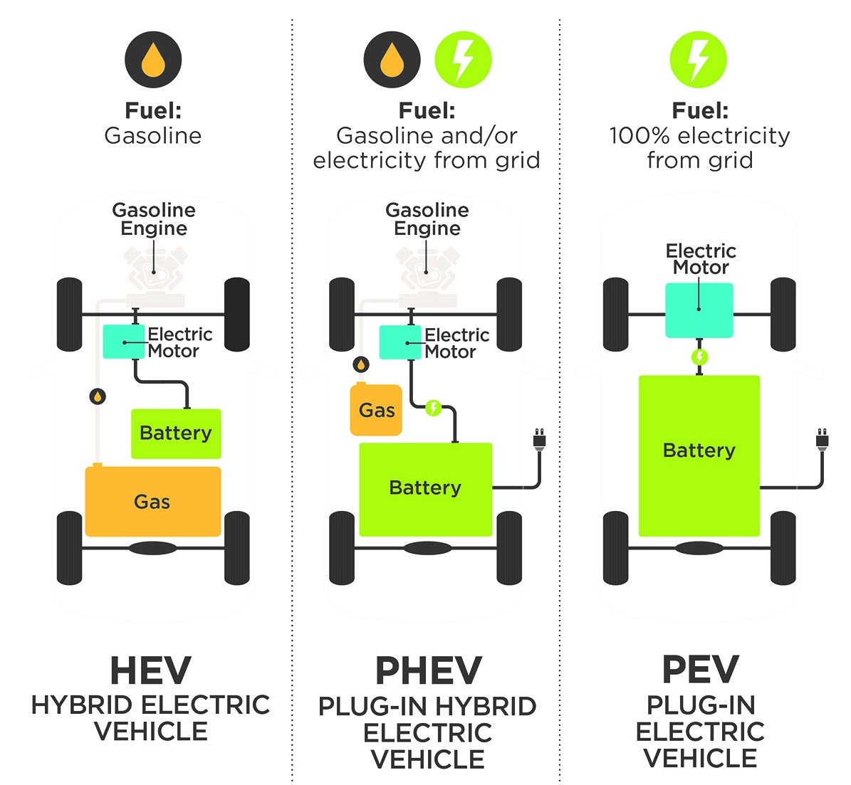 Hybrid v deals plug in hybrid